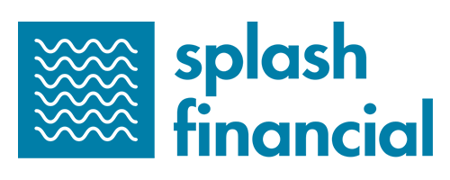 This image is a logo for Splash Financial.
